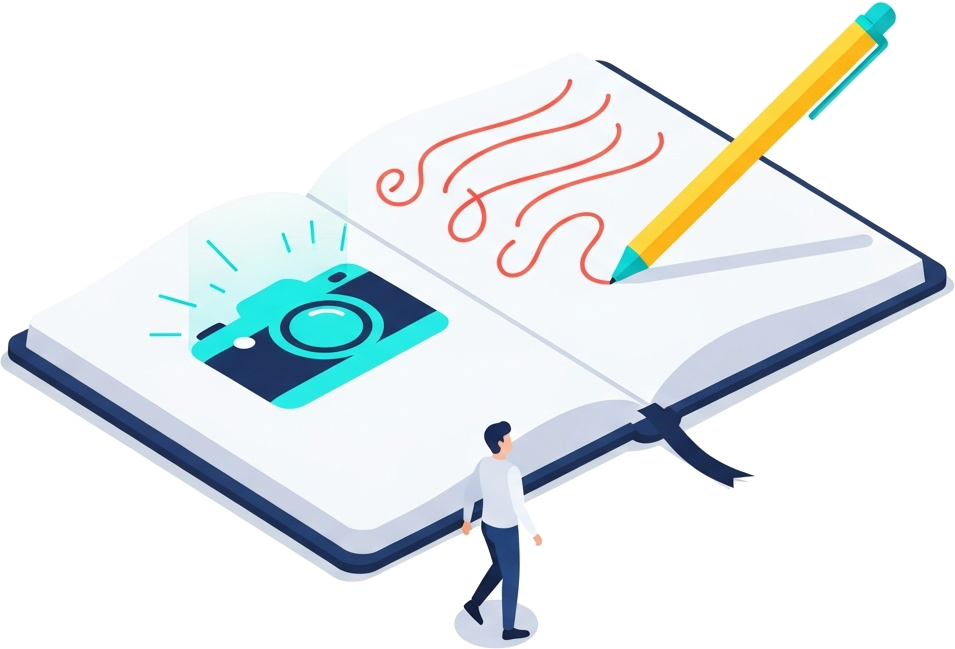 Memoシリーズ Hero illustration